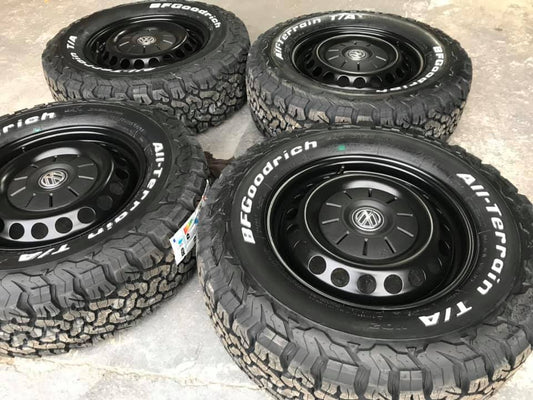 16″ BLACK STEELS FOR TRANSPORTER WITH BFGOODRICH