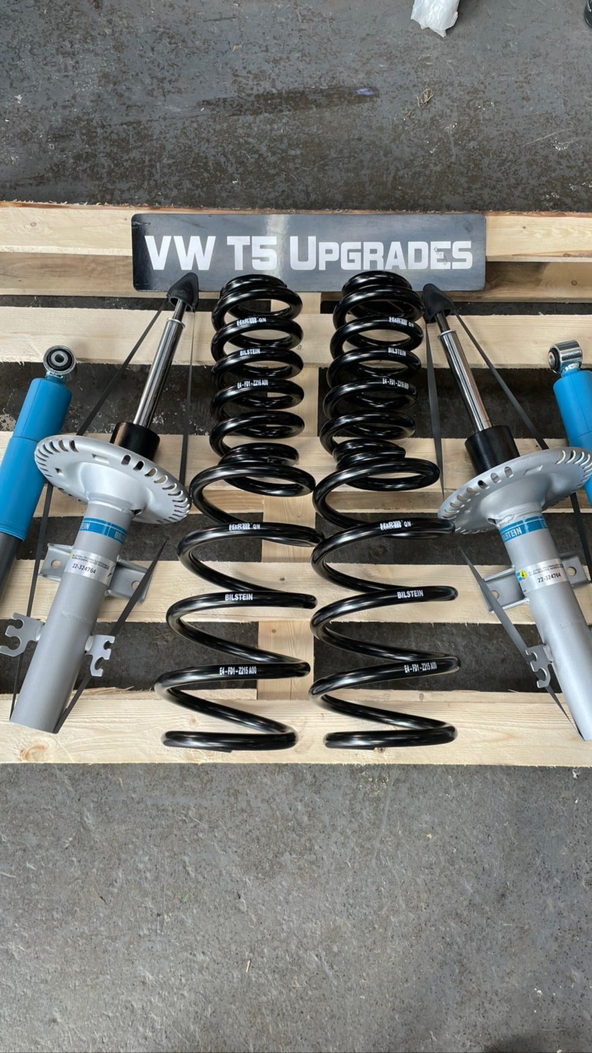 T5/T6 35MM LIFT KIT BILSTEIN/EIBACH SILVER