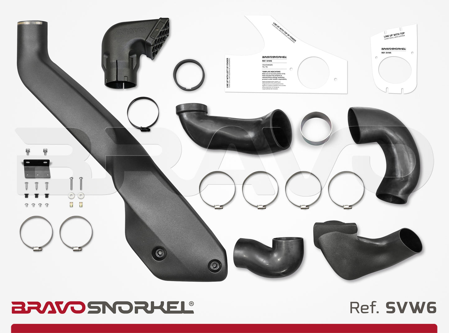 BRAVO SNORKEL FOR RHD T5/T6