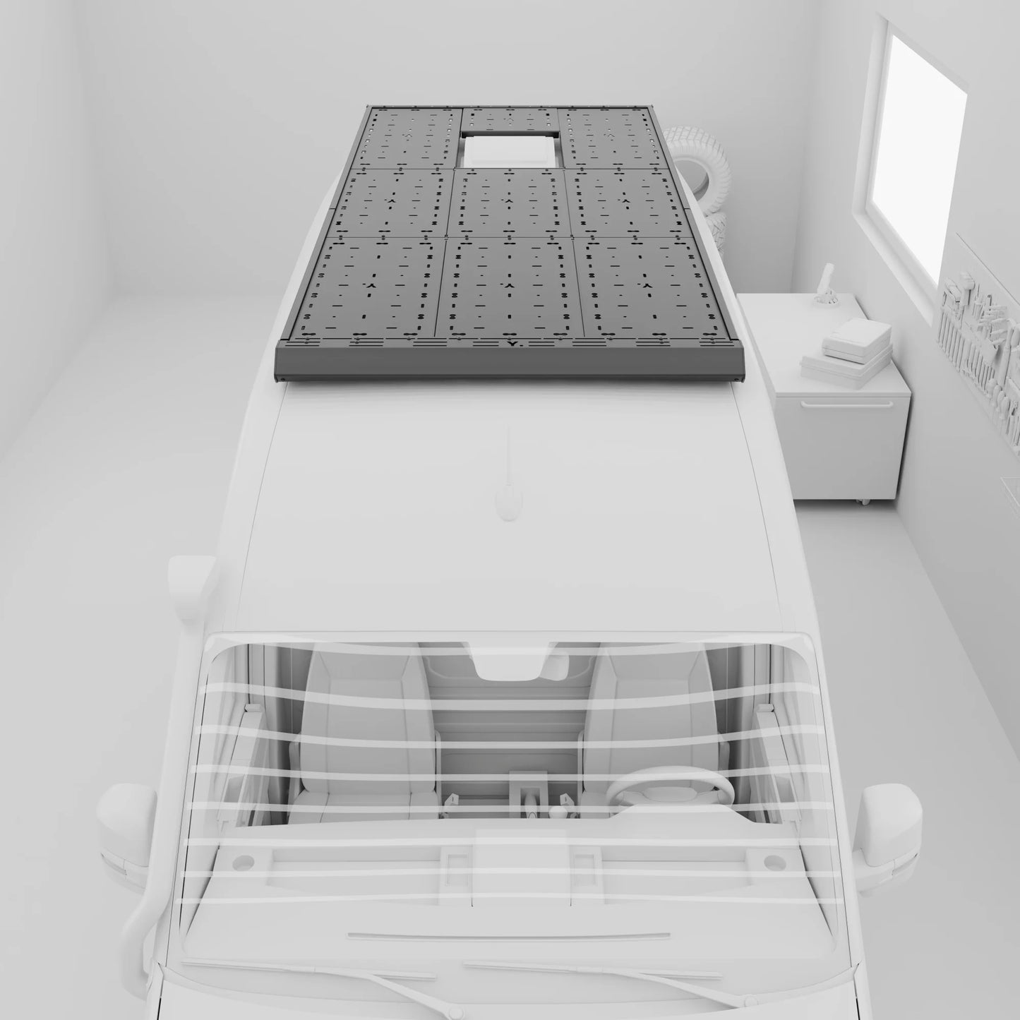 Yakkt roof rack MWB VW CRAFTER & MAN TGE ROOF RACK (2017-CURRENT)