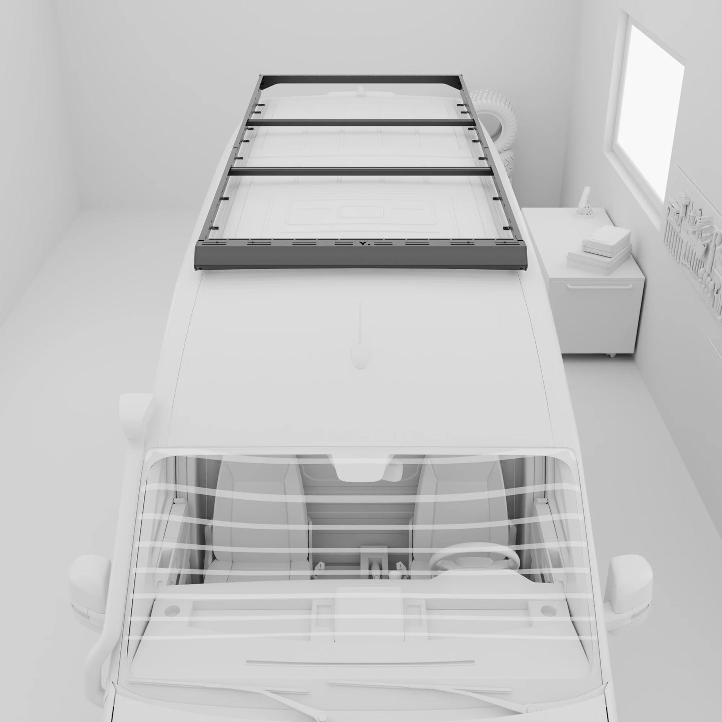 Yakkt roof rack MWB VW CRAFTER & MAN TGE ROOF RACK (2017-CURRENT)