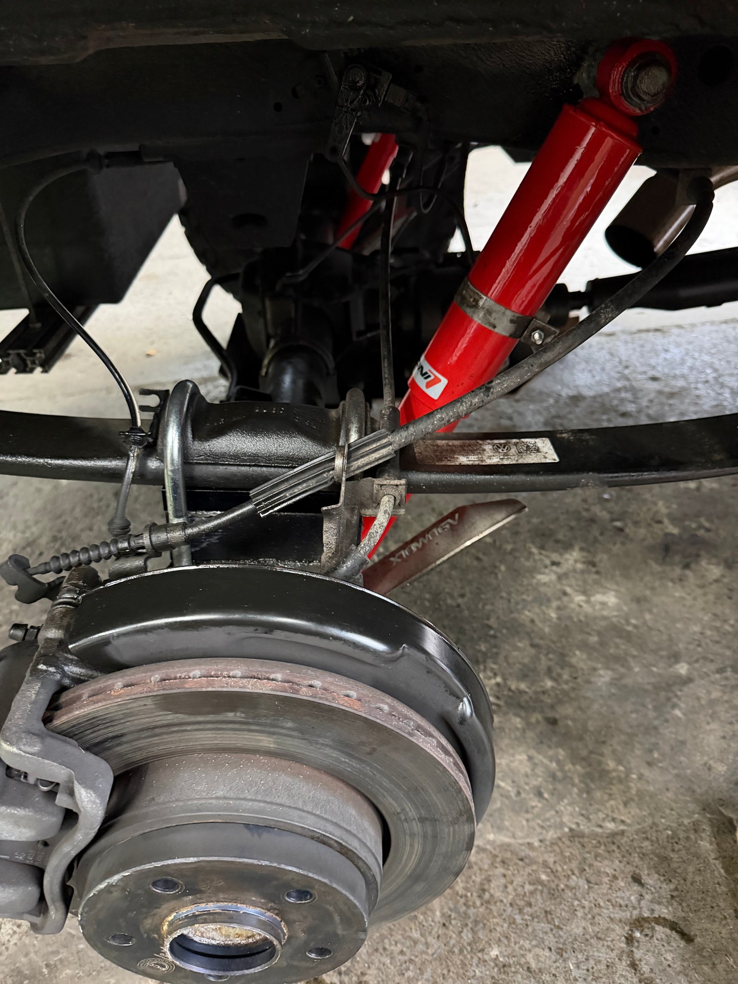 40mm lift kit Crafter / MAN Koni shocks