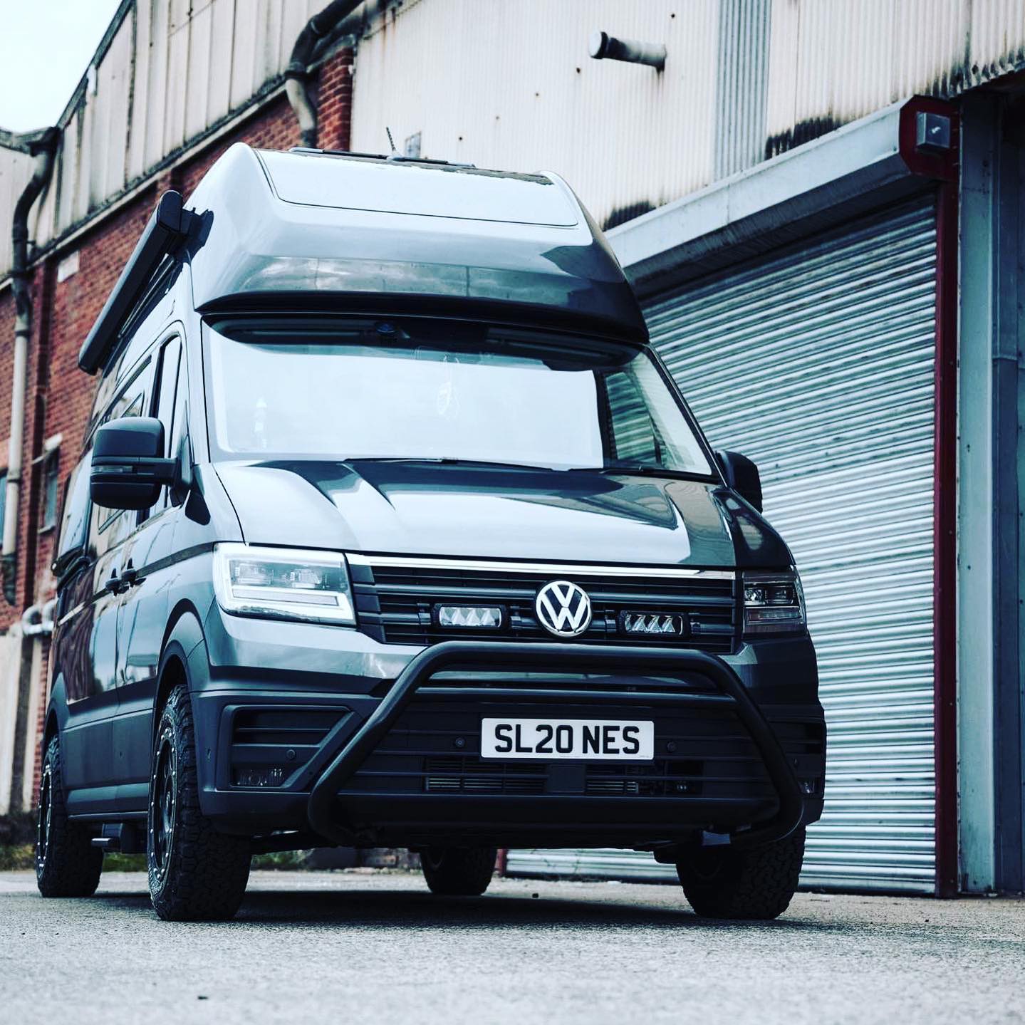 MAN TGE/NEW CRAFTER BLACK A BAR BULLBAR