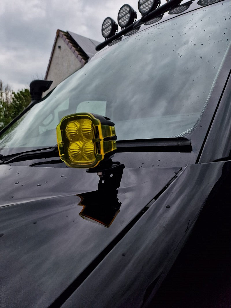 VW CRAFTER/MAN TGE BONNET LIGHT BRACKET KIT INC LAZER UTILITY 25