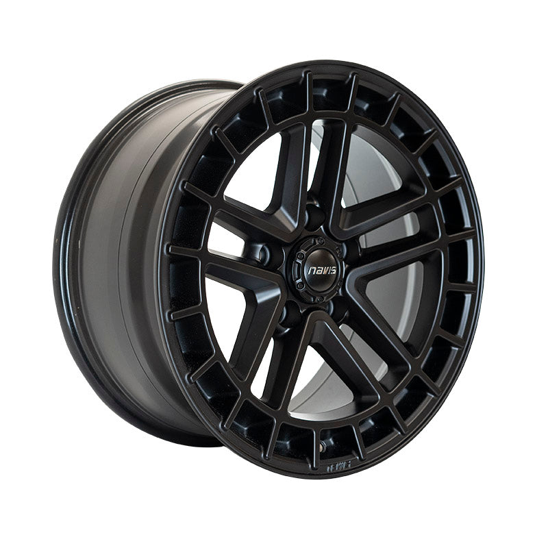 Navis MAC-AT – 17″ Satin Black Finish 8.5J 5×120 Alloy Wheels