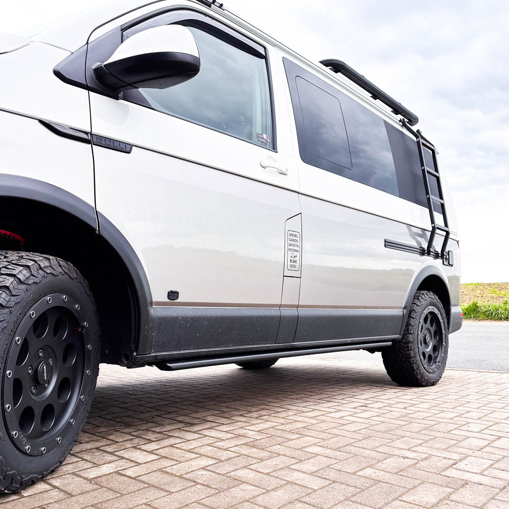 VW T5/T6/T6.1 TRANSPORTER ROCKSLIDER LWB ++NEW++ - Image 4 Previous Next VW T5/T6/T6.1 TRANSPORTER ROCKSLIDER
