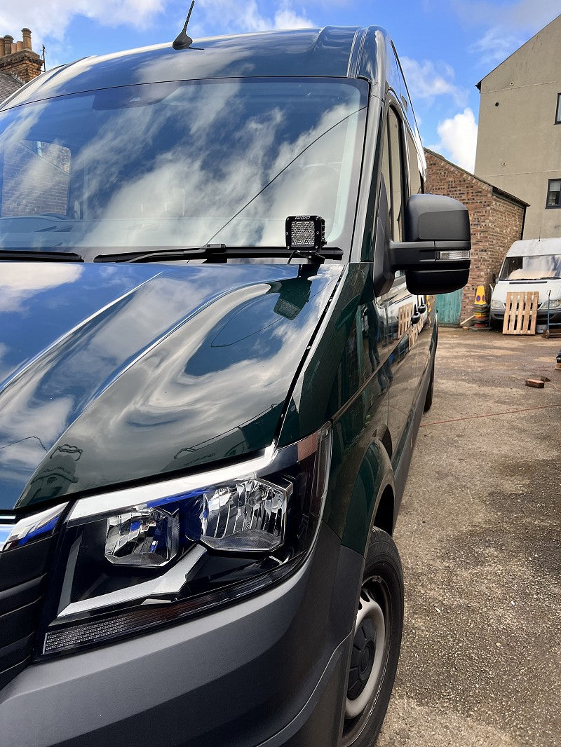 VW CRAFTER/MAN TGE BONNET LIGHT BRACKET KIT INC LAZER UTILITY 25