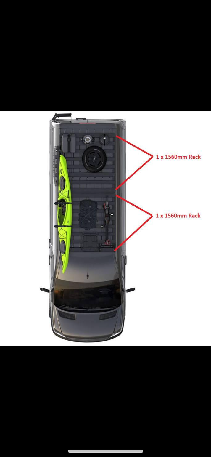 VW CRAFTER FRONT RUNNER ROOF RACK 3120MM – VWT5 UPGRADES