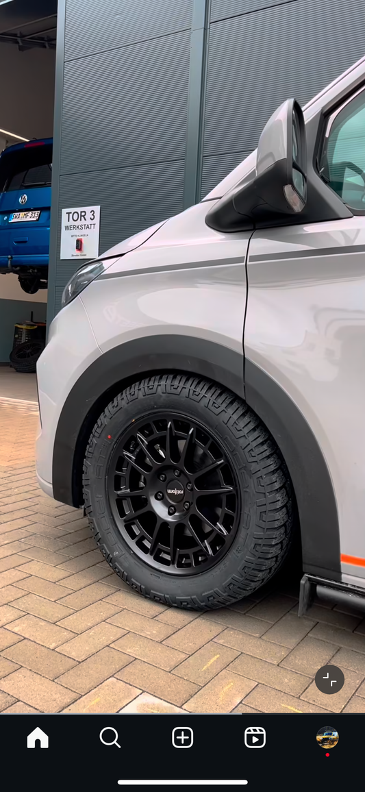 Rotiform OZR-T MATTE BLACK Alloy Wheel - 18X8 - 6X120 Transit|T7